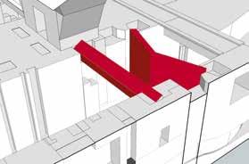 Verbindungsbauwerk in Block 10 Das Obertor ist als Klapptor in offener Riegelkonstruktion ausgeführt. Die zur Schleusenkammer gerichtete Seite des Klapptores erhält eine Stauhaut.