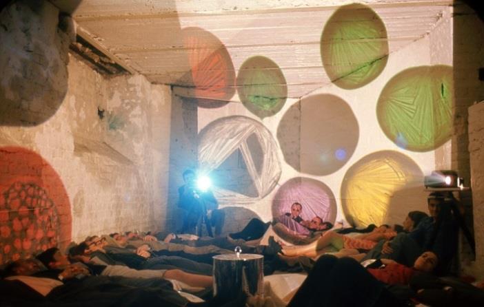 The Proliferation of the Sun, 1966-1967 25-minute Performance with hand-painted glass slides,