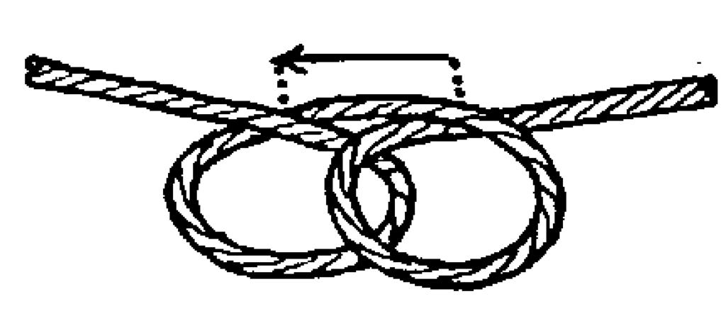 Knoten fü rden Sportbootfü hrerschein einfach doppelt Schotstek: Zum Verbinden zweier verschieden starker Enden. Der doppelte Schotstek ist haltbarer, weil zwei Tö rns um die Bucht gelegt werden.