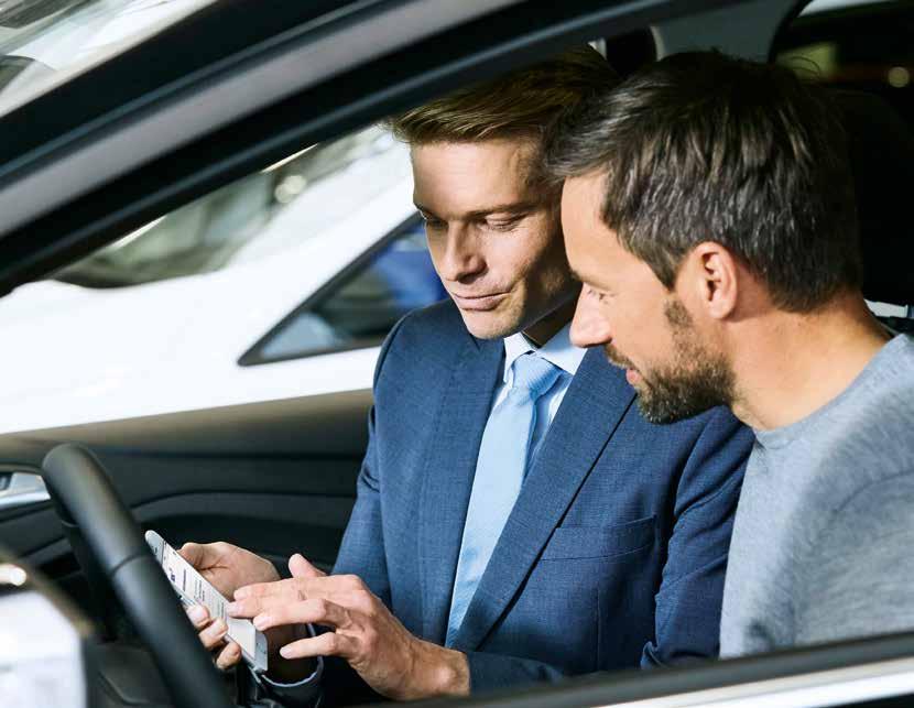 DIGEO Finanzierungs-App Schnell und schlau am Fahrzeug Ein smarter digitaler Service, der im Verkaufsgespräch beeindruckt:
