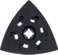 BOSCH Schleifplatten, Starlock EF-Art.-Nr. Bezeichnung Durchmesser Anwendung D 06.313 BOSCH Schleifplatte AVZ 93 G 93 Schleifplatte mit Mikrokletthaftung 1 12.50 1 D 06.