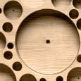 EF Astlochbohrer Zum Bohren mit Durchmessern bis zu 65 in Holz und Spanplatten Gute Vorschneider und Schälmesser garantieren saubere und ausrissfreie Löcher Stufenlos verstellbare Zentrierspitze