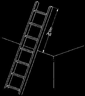 Dieser Forderung werden entweder Haltegriffe (Bild 12) oder die Leiterholme selbst gerecht.