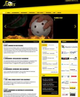 Werbung im Internet Ihr Logo auf www.flames.ch Präsentieren Sie Ihre Firma auf unserer Flames-Homepage.