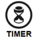Der Flammeneffekt wird ausgeschaltet. Power und alle Funktionen ausgeschaltet. TIMER - Taste: Einstellung der Timer - Einstellungen auf Ausschalten Kamin zur ausgewählten Zeit.