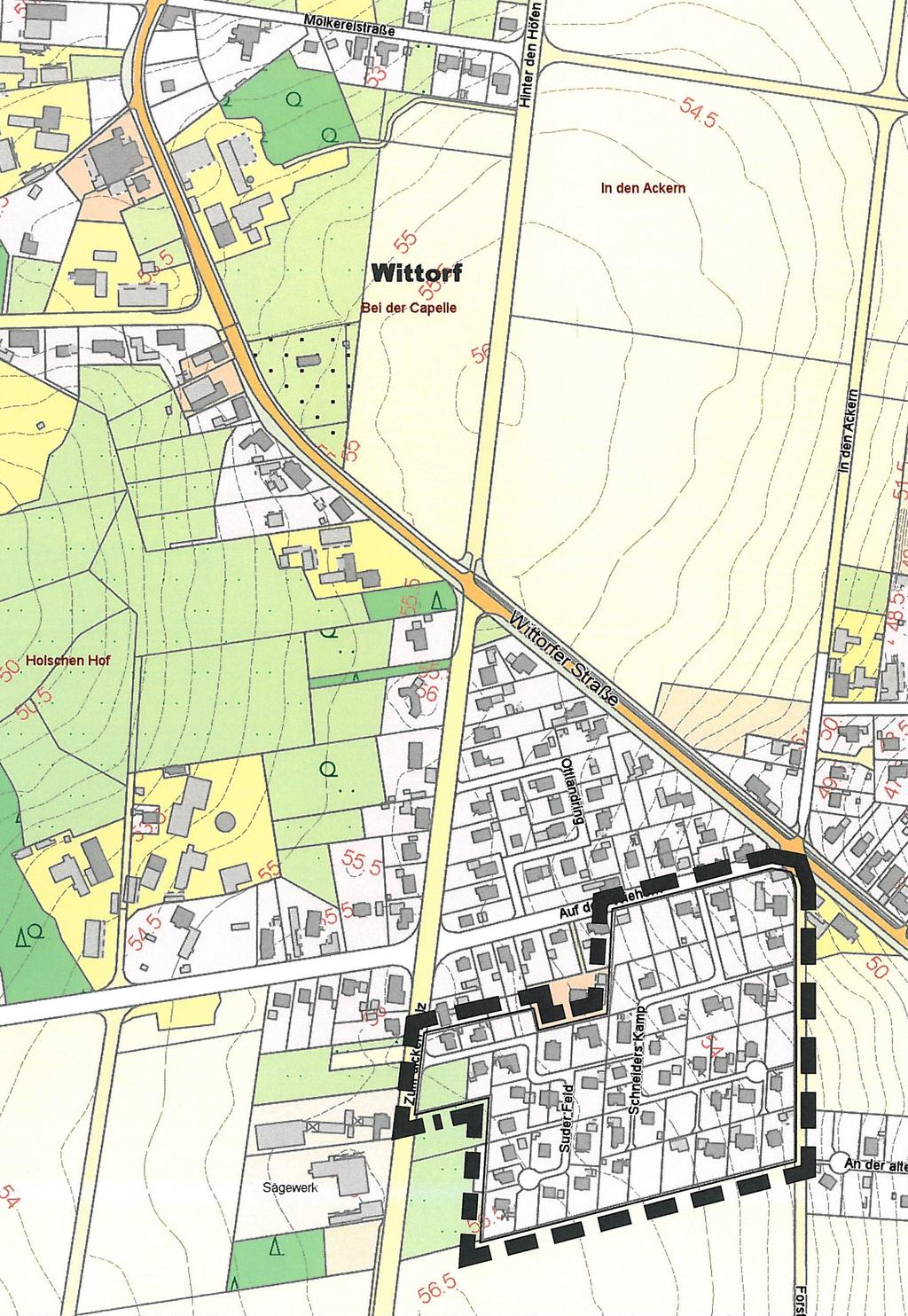 Stadt Visselhövede Ortschaft Wittorf 1. vereinfachte Änderung des Bebauungsplanes Nr. 13 Auf dem Wiehern Süd Änderung der ÖBV (Planfassung gemäß Auslegungsbeschluss vom 18.05.
