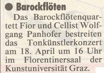 Kronen Zeitung, Kultur, 13.04.