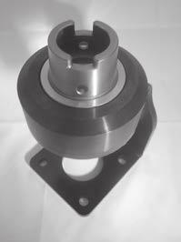 Materials: Light metal housing, with mounting flange, taper socket and drive adaptor of tempered special steel.