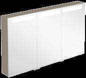 104,00 Spiegelschrank SD872 mit 2 Spiegeltüren mit Lichtfeld und 2 Glaseinlegeböden integrierte Beleuchtung 80 x 74,6 x 14,9 cm VBSD872/17 VBSD872/49 VBSD872/72