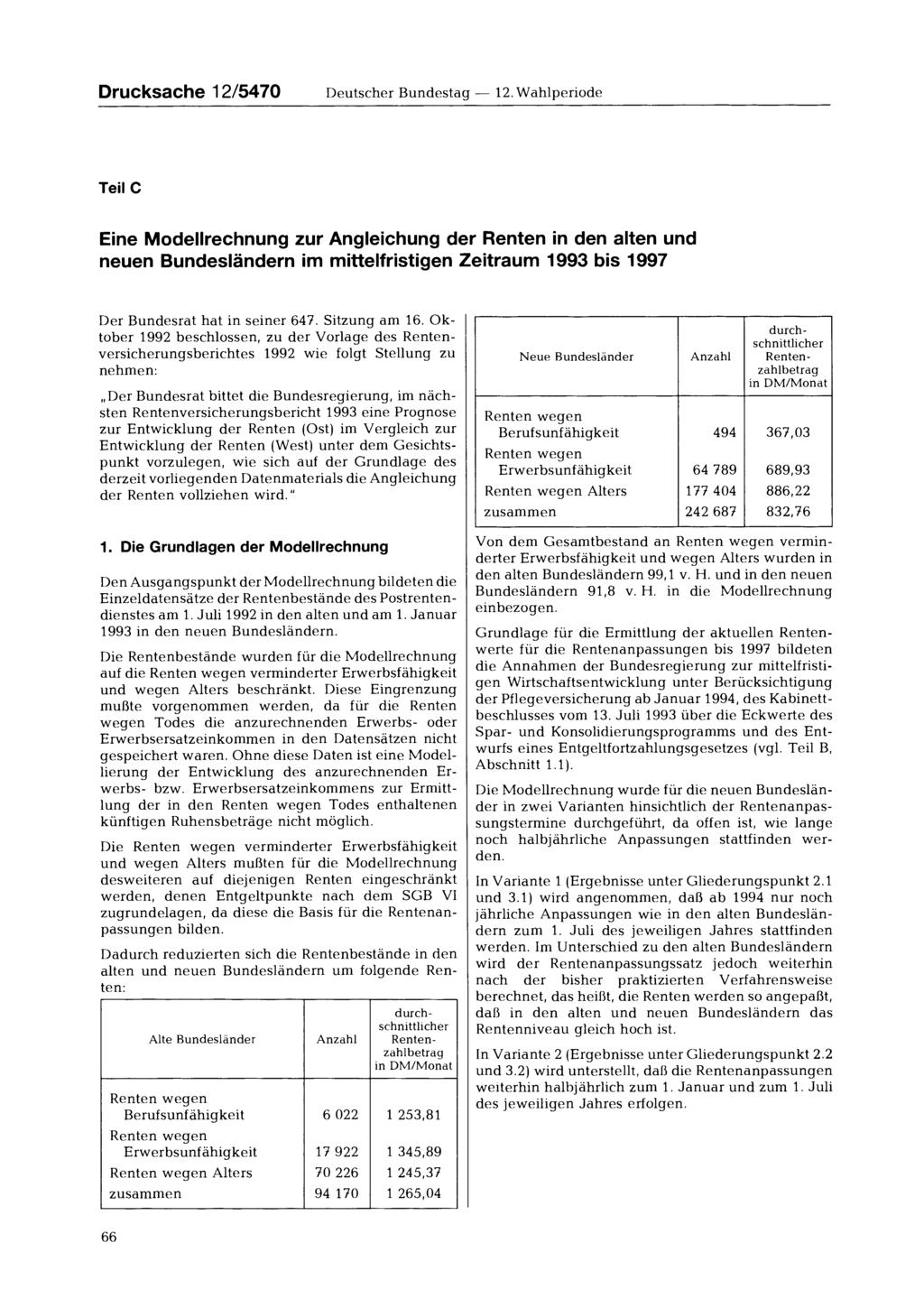 Drucksache 12/5470 Deutscher Bundestag 12.