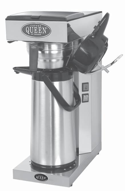 2. Funktionsbeschreibung Thermos M Brühlampe Start Brühung EIN / AUS Erläuterungen Kaffeemaschine für manuelle Wasserbefüllung.