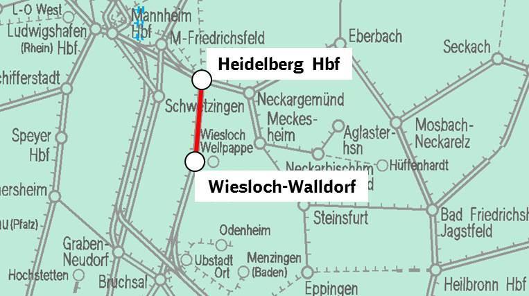 Baukorridor 603 - Heidelberg - Karlsruhe 06.18.