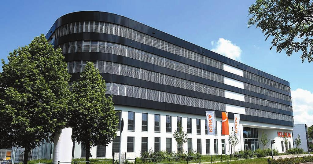 KUKA Augsburg Ende des Jahres 2015 wurde am Stammsitz in Augsburg ein neues Technologie- und Entwicklungszentrum der KUKA AG