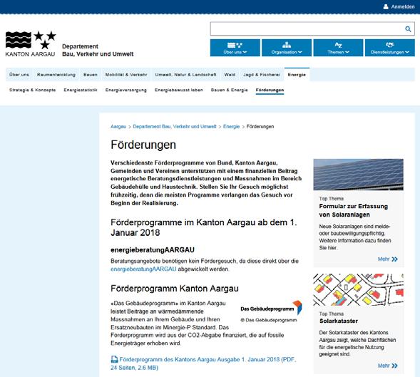 Förderungen Dritter 1) Bund (energieschweiz) Wettbewerbliche Ausschreibungen Stiftungen Kommunale Förderprogramme Finanzinstitute Energieversorger, z.b. Stadtwerke www.energieschweiz.ch www.