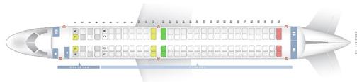 Bombardier CRJ700 / Sitzplätze 70 Airbus 319 / Sitzplätze 138