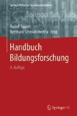 ) Handbuch Bildungsforschung 4., überarb. u. akt. Aufl. 2018, XXX, 1460 S. 24 Abb., 2 Abb. in Farbe. In 2 Bänden, nicht einzeln erhältlich. Geb.