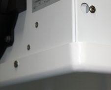 2 ANWENDUNG DER OPTIONEN Homogene Verteilung des Luftstroms RFA-Option - Luftgleichrichter (streamer) Ermöglicht eine größere