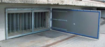 Wandhöhe 2-2,5 m) Stellwandsysteme Offene und geschlossene Behältersysteme Sandsäcke Absicherung von