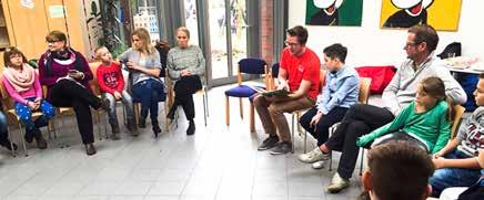 Klangschalenreise Gemeinsam mit den Kindern des Offenen Ganztags der Konradschule begaben sich die Bewohner des Seniorenzentrums Bottrop-Fuhlenbrock auf eine Klangschalenreise.
