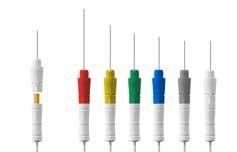 34 MediMax konzentrische EMG-Nadelelektroden für den einmalgebrauch.