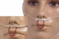 810202 820122 820125 820119 Thermistor Flow Sensor -nasal/oralzur Atemflussmessung bei gleichzeitiger Verwendung einer Nasenbrille.