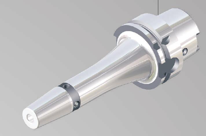 Lieferumfang: it eingebauter Längeneinstellschraube. Zubehör: siehe Seite 1. pplication: Technical Design: ade of special heat resistant steel. Suitable for inductive shrinking unit.