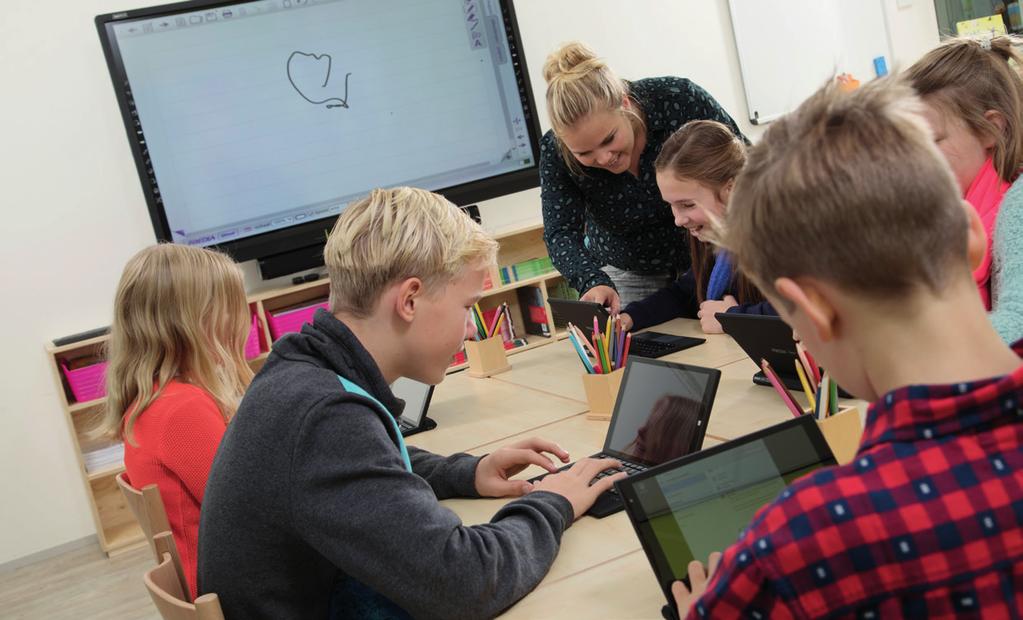 Heutink gestaltet die Schule 4.0 Mit interaktiven Lernmitteln von Heutink ICT hört der Spaß am Lernen niemals auf.