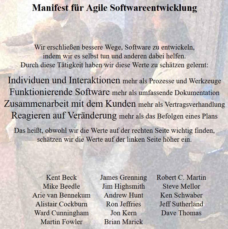 Agile Methoden Das Agile Manifest (2001)