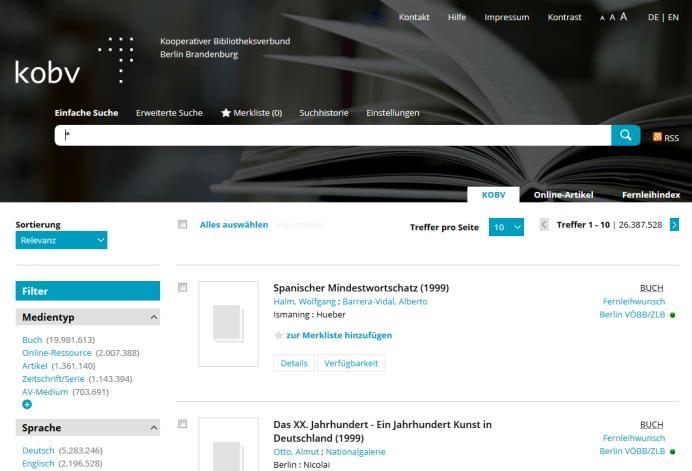 Umstellung Fernleihe Bestellsystem auf K2 Index Bereitstellung Z39.50 Schnittstelle für Sisis / VÖBB Bibliotheken u.
