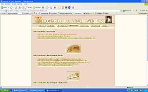 htm Auswahl verschiedener WebQuests WebQuest über Leonardo