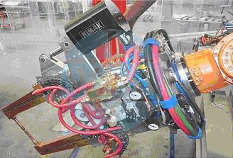 NIMAK-AC-Servomotor Roboter-Schweißzange mit NIMAK-AC-Servomotor - lieferbar für alle Automobil-, X- und