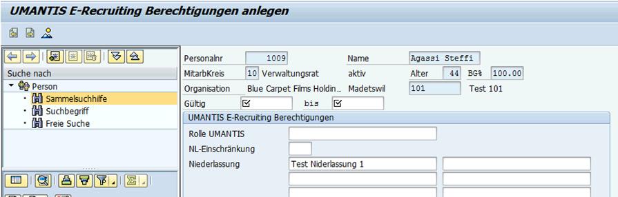 3. Berechtigungssteuerung mit Infotyp 9736 3.1. Infotyp 9736 Mit dem SAP umantis Interface wird ein kundeneigener Infotyp mitgeliefert.