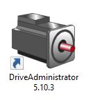 Außerdem erscheinen auf dem Desktop drei Symbole: Symbol Funktion Moog DRIVEADMINISTRATOR 5, das Programm für