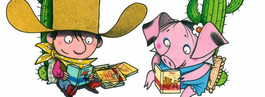LESUNGEN 11 COWBOY KLAUS Lesung mit Karsten Teich Cowboy Klaus lebt zusammen mit seinem Schwein Lisa und der Kuh Rosi auf der Farm Kleines Glück im Wilden Westen.
