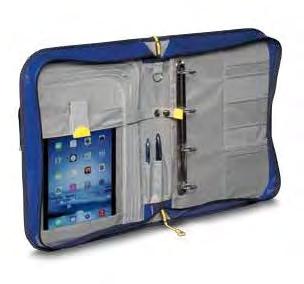 A large number of slip-in pockets and an attachable clipboard make this suitable for a wide range of