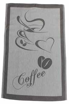 Material: 100 % Baumwolle Kaffee Arabica Kaffee mit Herz Provence Ciboulette Artikelnr.