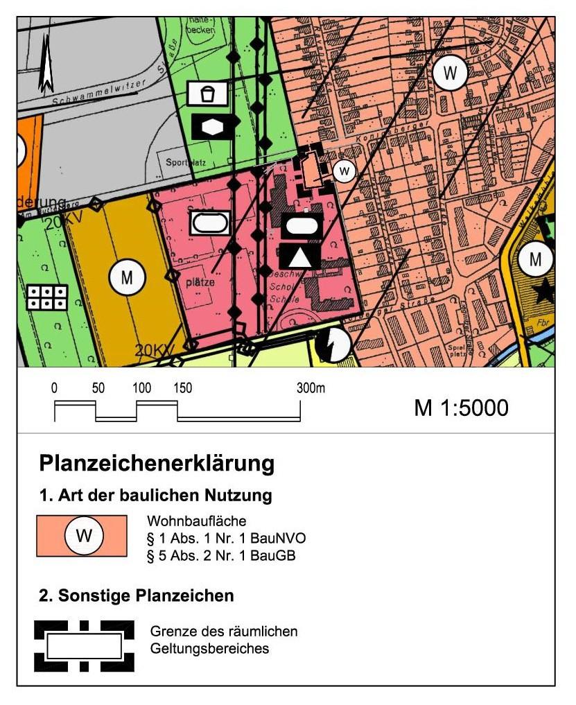 Seite 6 von 12 Mit der 10. Berichtigung des Flächennutzungsplanes werden Darstellungen im Einbecker Stadtgebiet gemäß den Festsetzungen des vorliegenden Bebauungsplanes geändert.