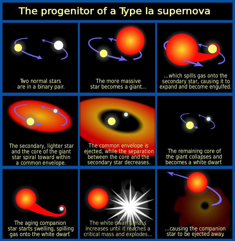 Entstehung einer Type 1a Supernova Thermonukleare Explosion,