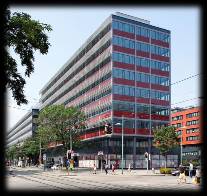 III. Das Bürohaus Das 2007 errichtete Bürogebäude bietet Pure Office Value mit einer Gesamtmietfläche von rd. 22.
