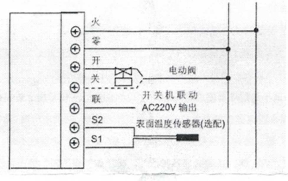 Anschlußschema AC85 ~ 260 AC 85 260 V N = Nullleitung L = Stromleitung Stromleitung Null-Leitung Einschalten Elektroventil Ausschalten Verkopplung -------------AC 230 V-Ausgang mit Ein- und