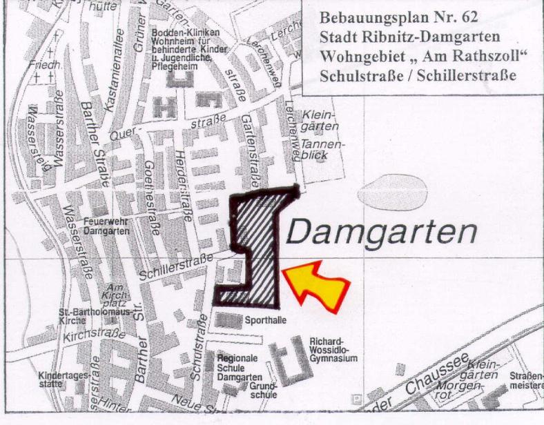 Stadtblatt Ribnitz-Damgarten Amtliches Mitteilungsblatt, Nr. 02/2011 Seite 11 Bebauungsplan Nr.