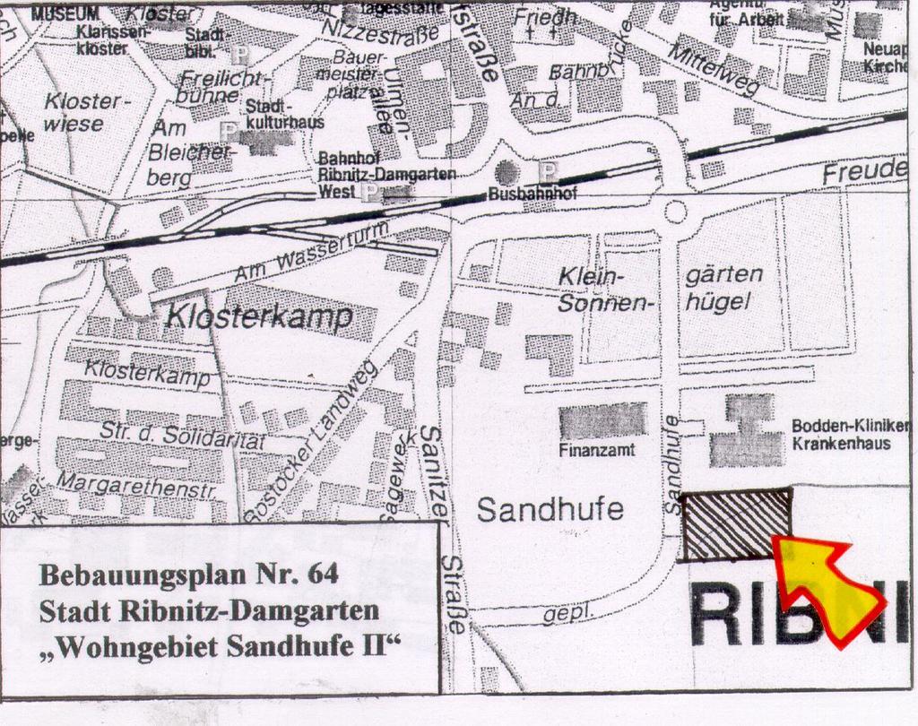 Stadtblatt Ribnitz-Damgarten Amtliches Mitteilungsblatt, Nr. 02/2011 Seite 12 III. Änderung des Bebauungsplanes Nr.