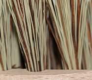 Die Materialien Material Herkunft Verwendung Arenga Blattfaser der Zuckerpalme aus den feuchten Gebieten des Indomalayischen Archipels Für trockene und ölige Flächen wie