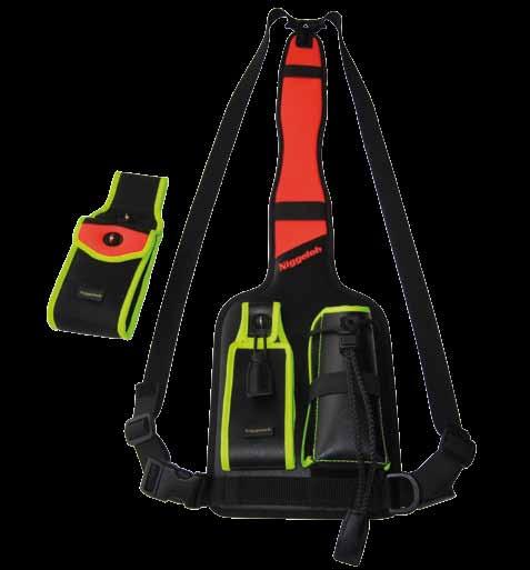 FINDER For handlers and their hard working blood tracking and hunting dogs Shoulder holster with compartment for dog s tracking system: holster is flexible and adjusts to the size of the equipment;