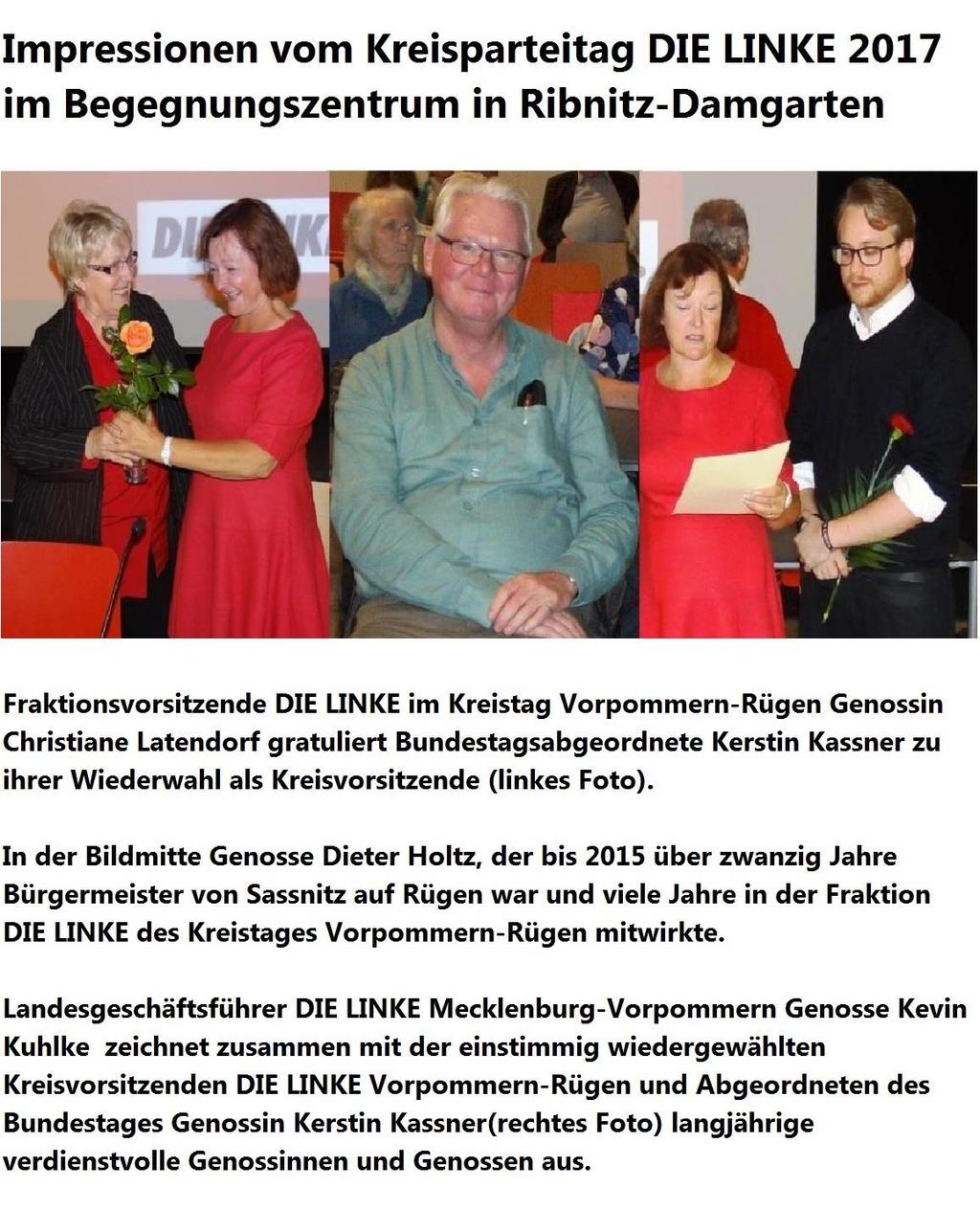 Kreisparteitag DIE LINKE Vorpommern-Rügen mit Dr.
