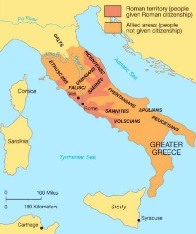 Rom vom Dorf zum Weltreich bis 266 v. Chr.