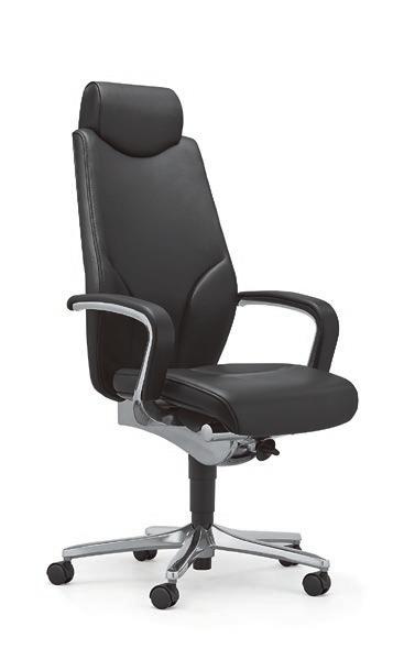 giroflex 64 CHEFSESSEL FAUTEUIL DE DIRECTION Komfortabel sitzen. Der Chefsessel überzeugt mit erstklassiger Verarbeitung und entspanntem Sitzen.