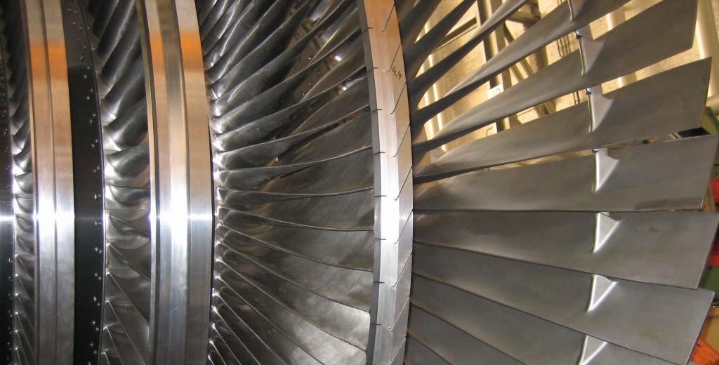 Optimierung der Anlagentechnik Turbine - Übergang zur Gleitdruckfahrweise - Erhöhung der Teilturbinen-Wirkungsgrade Einsatz von 3D-Beschaufelung Verringerung der Strömungsverluste