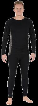 Größen: XS-3XL Farbe: schwarz (8) Poly-dacron Hose Artikel: 71-12 Lange Unterhose mit Schweissableitenden Eigenschaften und hohem Tragekomfort.