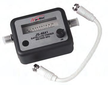 Batteriehalterung zum Imitieren eines Sat Receivers und seinem analogen Antennenpegelmessgerät die schnelle und einfache Einstellung einer häuslichen